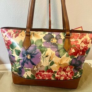 NWT Patricia Nash Meka Leather Tote